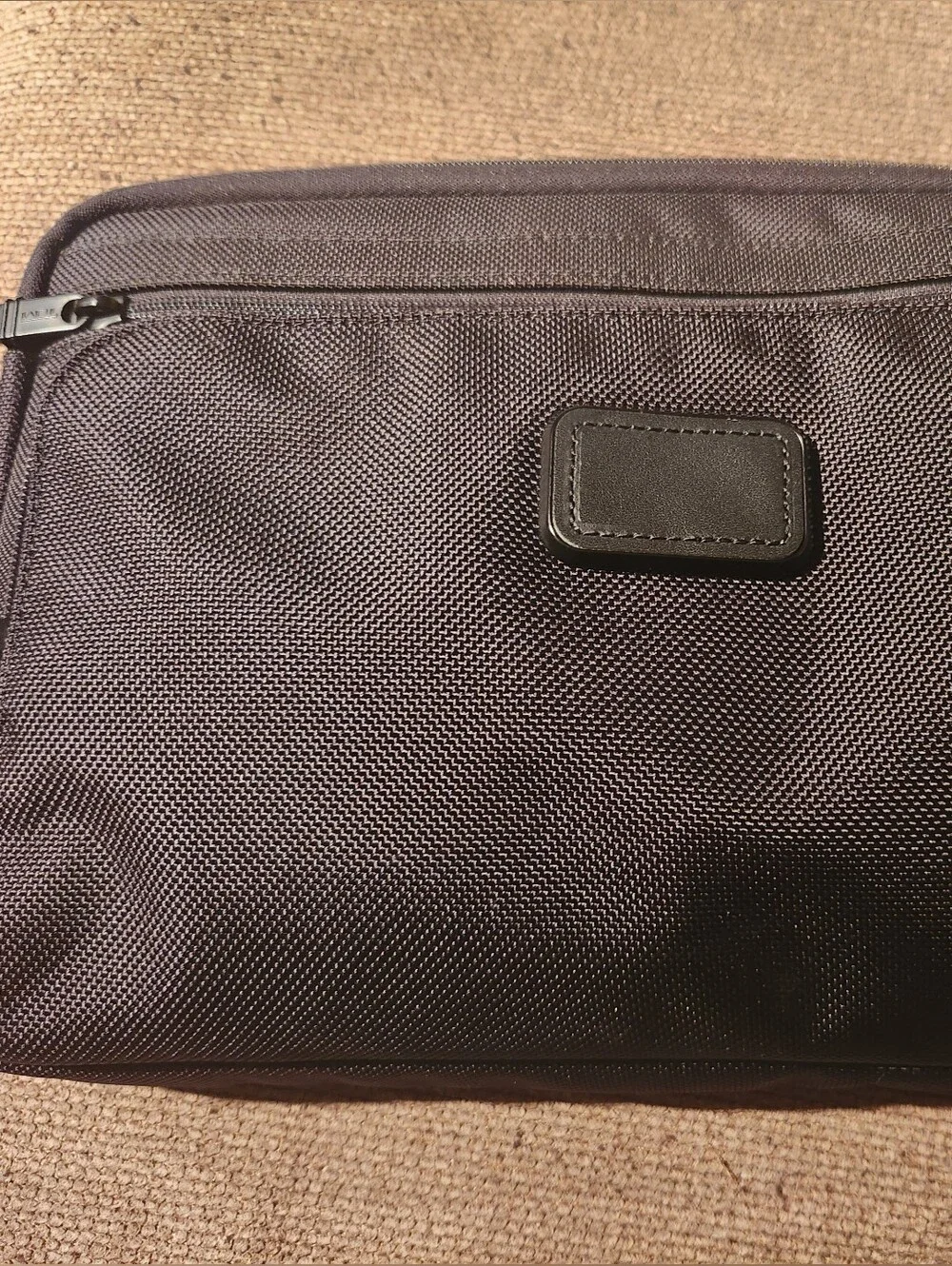 Tumi Black Nylon Laptop Organizer Sleeve